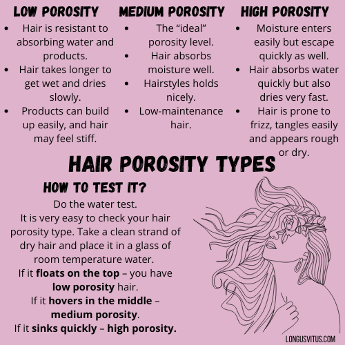 How to know your hair porosity