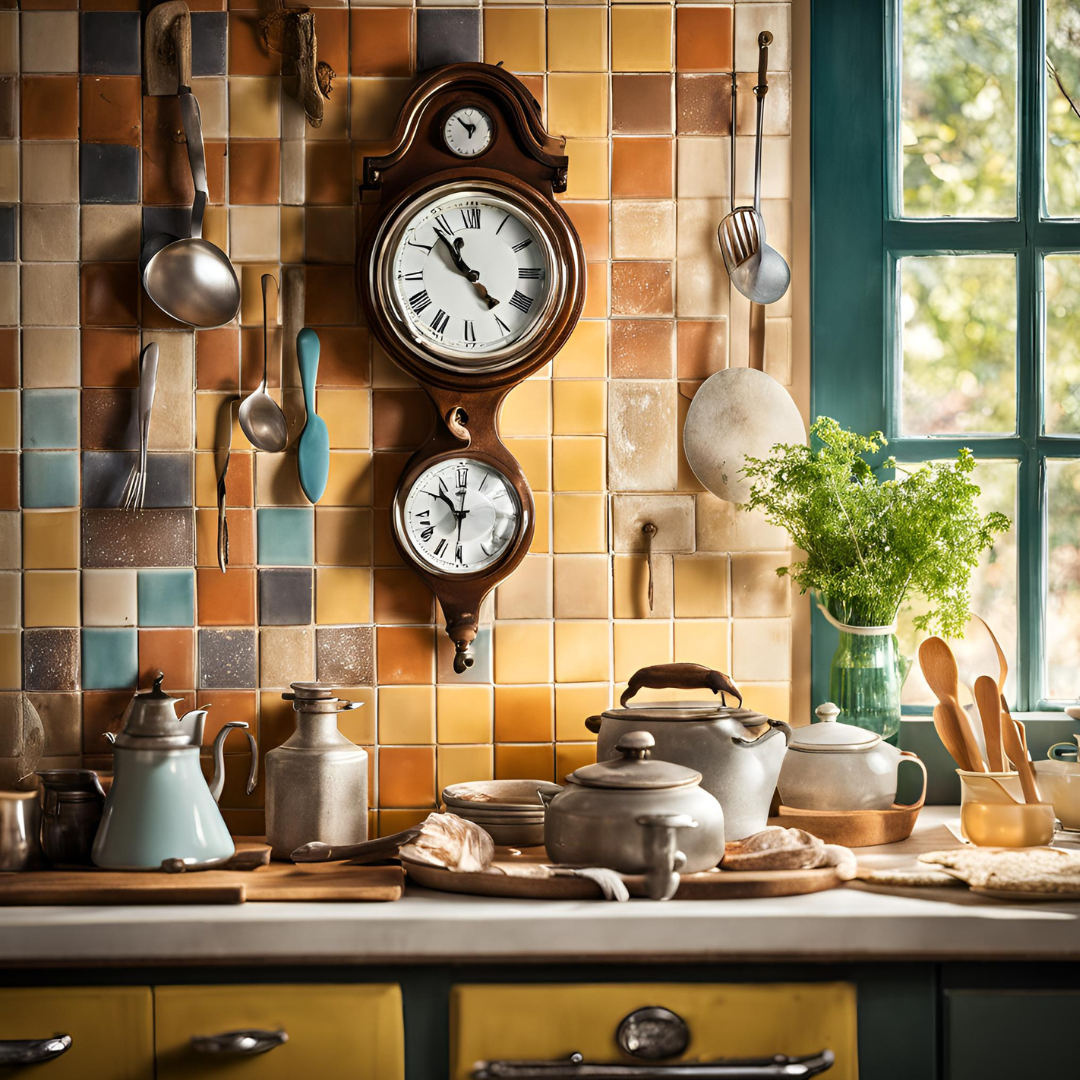 Vintage Kitchen Clock