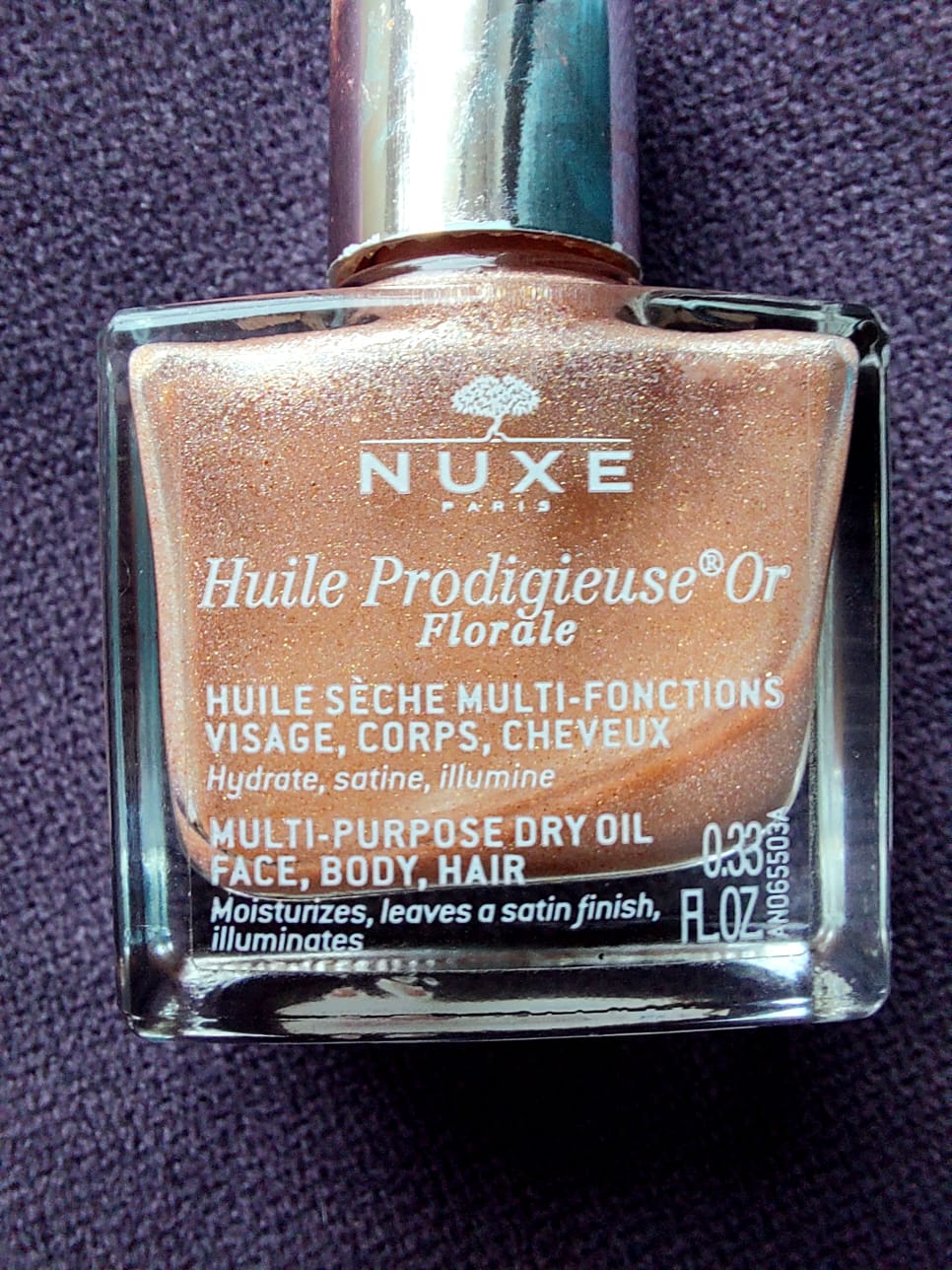 The Glitters of Nuxe Shimmer Dry Oil